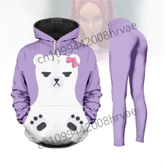 Mira Cosplay Hoodie Leggings, Kpop Demon Hunter Costume Sweatshirt, Women's Yoga Pants Set, Halloween Cosplay Costumes