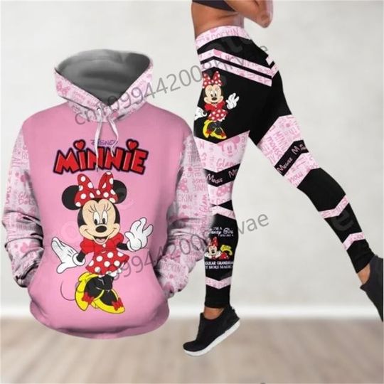 Discover Custom Minnie Mouse Hoodies, Minnie Leggings For Girl, Mickey Mouse Hoodies, Disney Mouse Yoga Pants, Cartoon Movie Fan Outfit