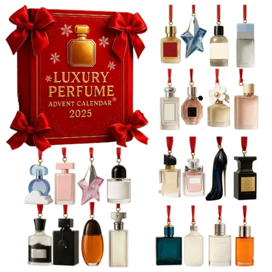 Discover 2025 Perfume Advent Calendar, 24 Days Acrylic Perfume Countdown Gifts