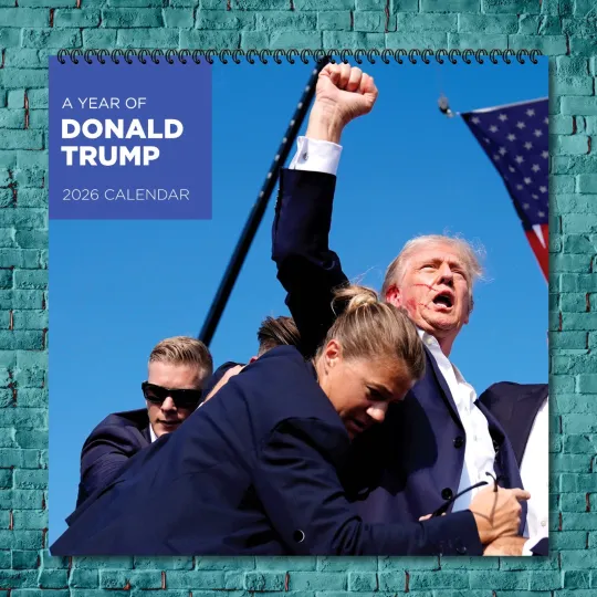 Discover Donald Trump 2026 Wall Calendar 12-Month Political Edition