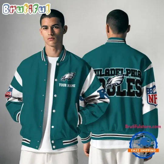 Discover Philadelphia Eagle Patriots National Foot-ball Conference Unisex Baseball Jacket