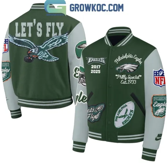 Discover Philadelphia Eagle Lets Fly Est 1933 Baseball Jacket
