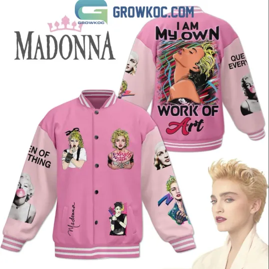 Discover Madonna I Am My Own Work Of Art Baseball Jacket Gift For Christmas