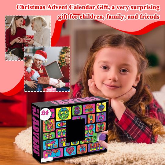 Discover Needoh Advent Calendar 2025 Squeeze Toy Set Christmas Countdown 24 Days Of Surprise Blind Boxes Children's Christmas Gift