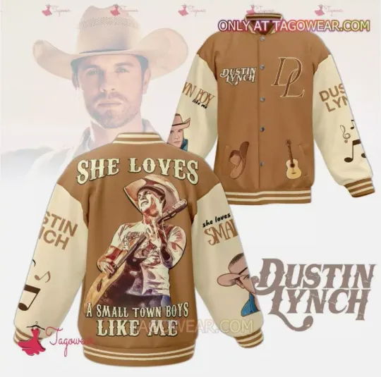 Dustin Lynch She Loves A Small Town Boys Like Me Baseball Jacket