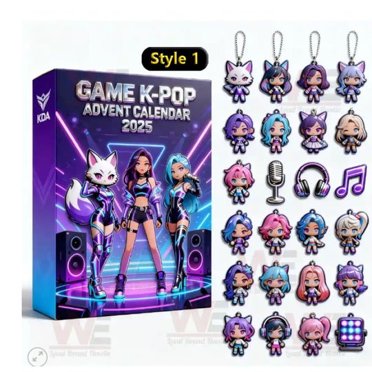 Discover Kpop Demon Hunter Advent Calendar Doll Christmas Atmosphere Decorative Gifts 2026 New Year 24 Days Countdown Surprise Blind Box