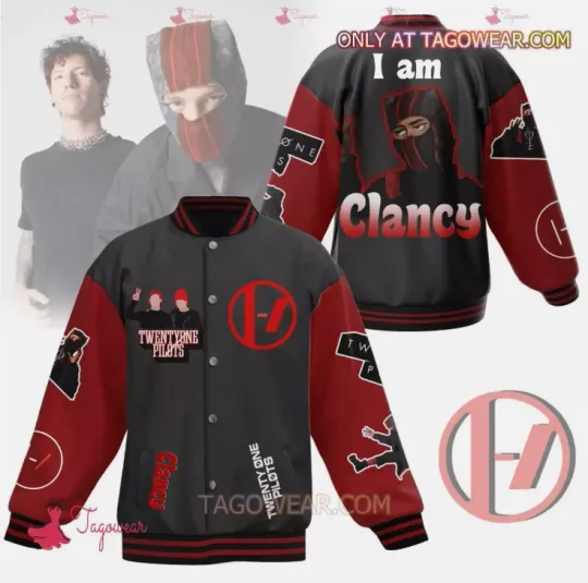 Discover Pilotss band I Am Clancy Baseball Jacket Gift For Christmas