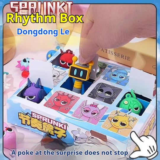 Discover Sprunki Rhythm Box Series Mysterious Poke Blind Box Cute And Bizarre Doll Games Surrounding Children Toy Surprise Wholesale Gift