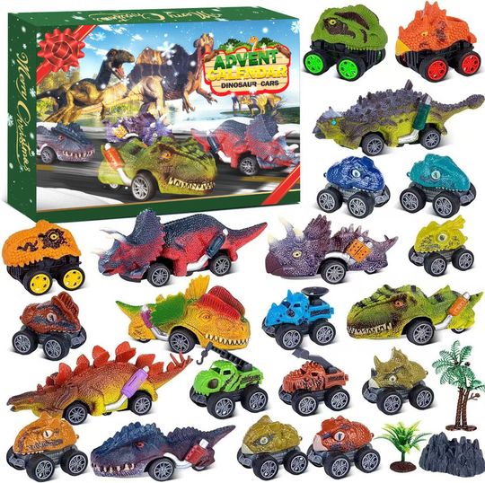 Discover Dinosaur Advent Calendar 24 Days Dinosaur Christmas Countdown Calendar Toys Dino Toy Christmas Gift For Boys Girls