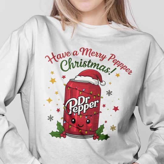 Discover Dr Pepper Christmas PNG | Merry Pepper Holiday Design (Digital Download)
