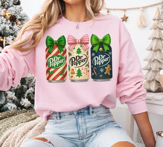 Discover Dr Pepper Christmas Sweatshirt, Soda Lover Gift