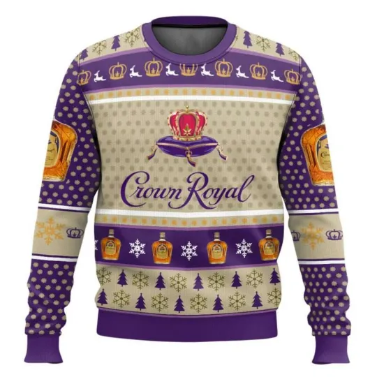 Discover Crown Royal Whiskey Ugly Christmas Sweater