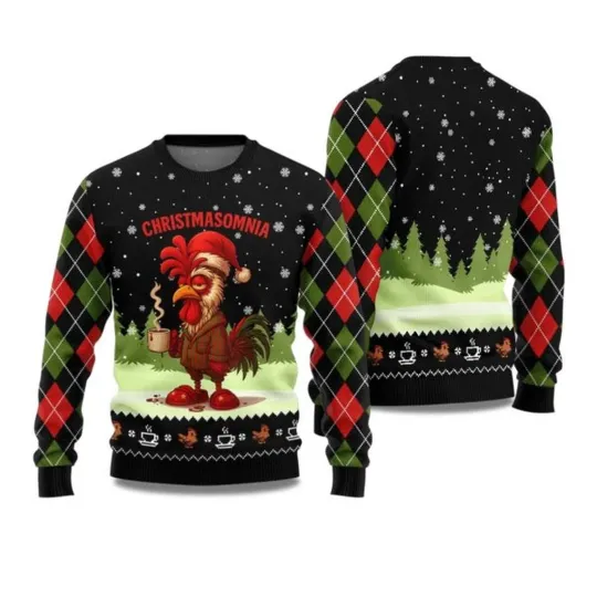 Discover 2025 Christmasomnia Ugly Christmas Sweater