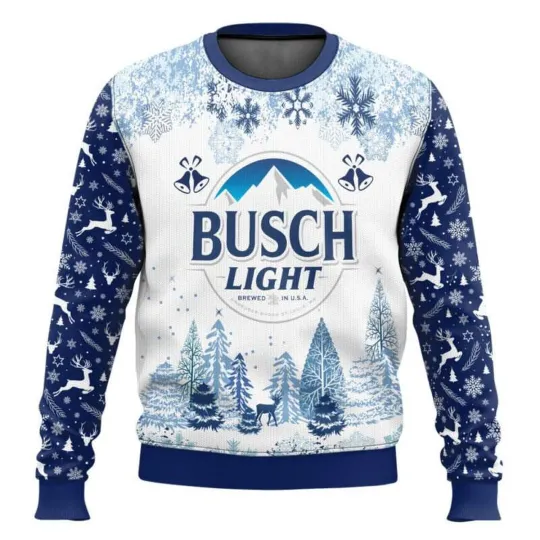 Discover Light Beer Ugly Christmas Sweater