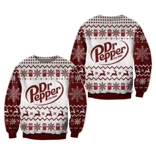 Dr Pepper Dr Pepper Gift Dr Pepper Christmas Ugly Christmas Sweater
