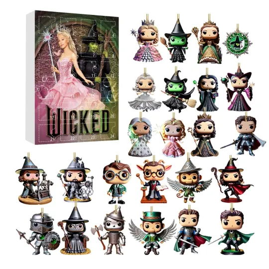 Discover 2025 Wicked Movie Advent Calendar 24 Days Christmas Countdown Calendar Gift