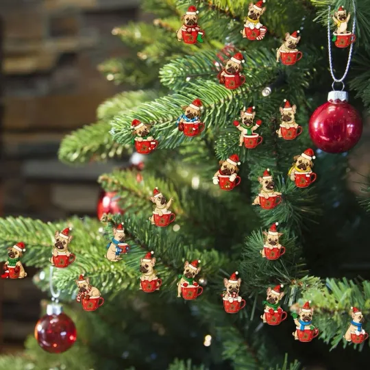 Discover 2025 Puppy Pet Advent Calendar - 24pcs 2D Acrylic Dog Gift Christmas Z6W6