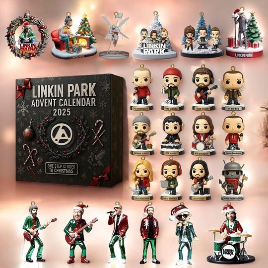 Discover Linkin Park Advent Calendar 2025  24-Day Rock Band Christmas Countdown Box for Fans & Collectors