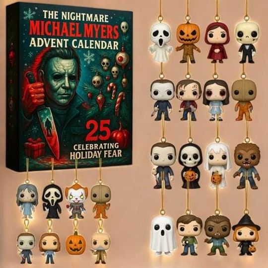 Discover Michael Myers Advent Calendar 2025  24 Days Horror Christmas Countdown for Fans & Collectors