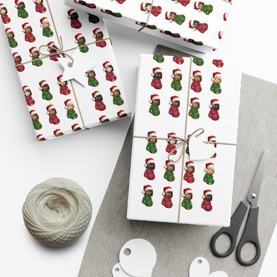 Discover Drake Christmas Wrapping Paper, Funny CLB Album Parody, Hip Hop Rap Music Creative Art, Unique Pop Culture Gift Wrap