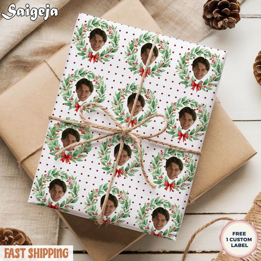 Conrad Fisher Christmas Wrapping Paper, Gift Wrap, The Summer I Turned Pretty Holiday Gift Wrap