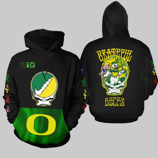 football Oregon Duck Grateful Dea Ducks 2025 3D Hoodie All Size, Gift For Fans
