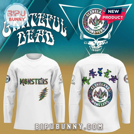 Cleveland Monster Grateful Dead Night Hockey Jersey