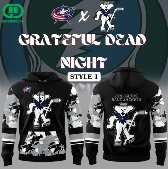 Columbus Blue Jacket Grateful Dad Night 3D Hoodie