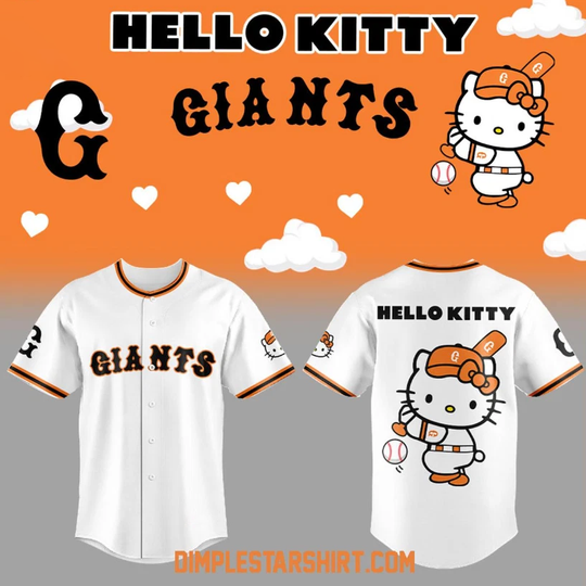 Yomiuri Giant X Hello Kitty Baseball Jersey Size