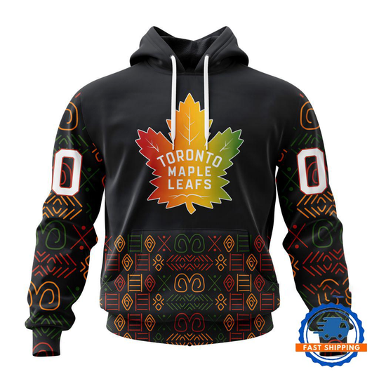 Discover Custom Toronto Maple Leafs Special Design For Black History Month Hoodie