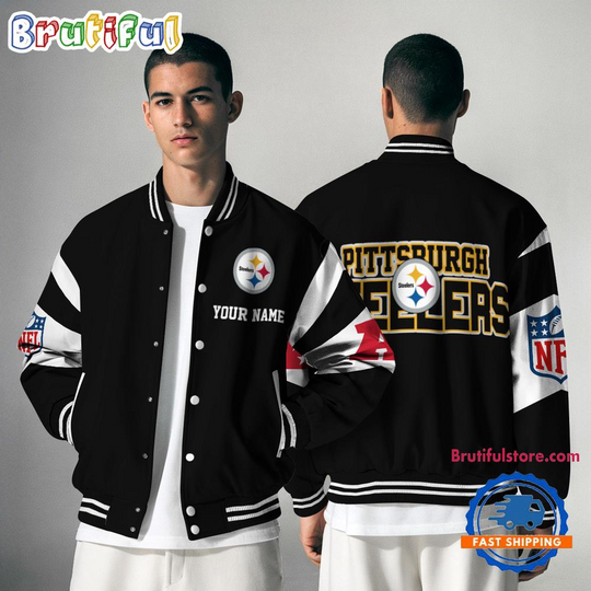 Discover Pittsburgh Steeler National Football Conference Unisex Baseball Jacket