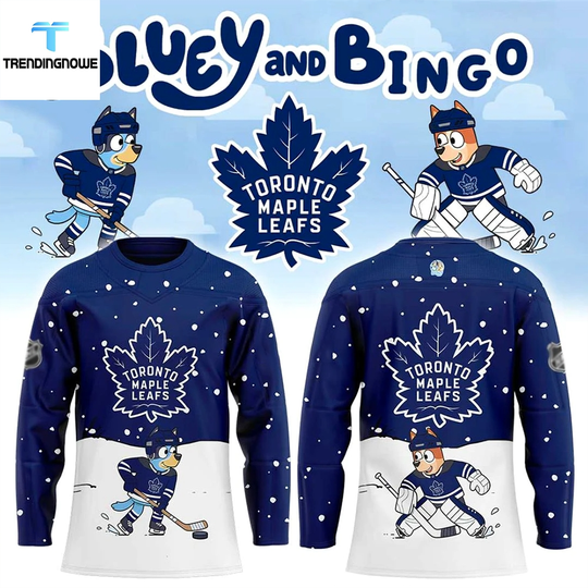 Discover Toronto Maple Leafs And Bingo Hockey Jersey