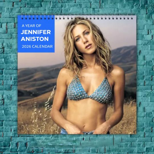 Jennifer Aniston Calendar 2026, Jennifer Aniston Celebrity 2026 Wall Calendar