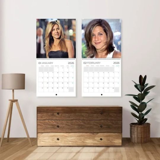 Jennifer Aniston Calendar 2026, Jennifer Aniston Celebrity 2026 Wall Calendar