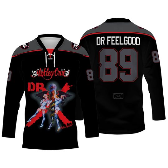 Mottley Crue Dr Feelgood Sub Hockey Jersey