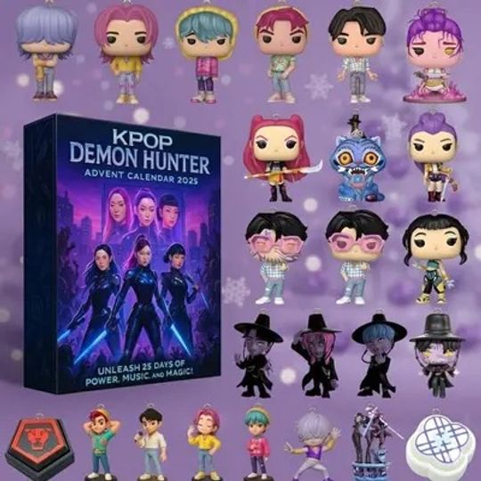 Kpop Demon Hunters Acrylic Advent Calendar Blind Box