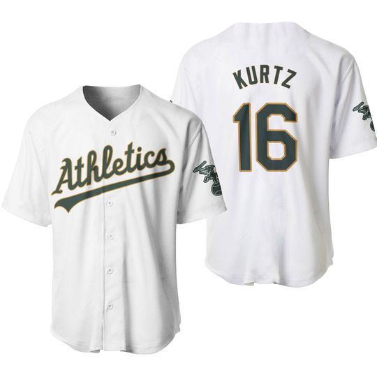 ＃16 Nick Kurtz For Fans Baseball Jersey All Size C697