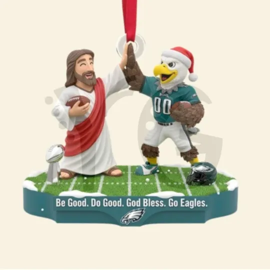 Discover Personalized Philadelphia Football Team Eagless Christmas Ornament Gift Decor