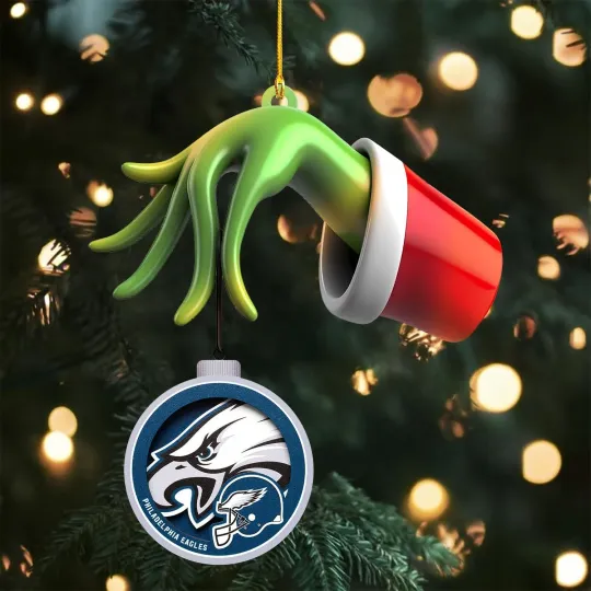 Discover Philadelphia Football Team Eagless Christmas Ornament Gift Decor