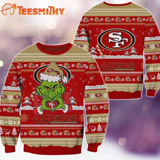 49ers  funny character Football Limited Ugly Christmas Sweater