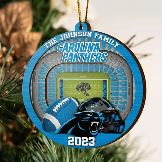 Discover Personalized Carolina Football Team Pantherss Christmas Ornament Gift Decor
