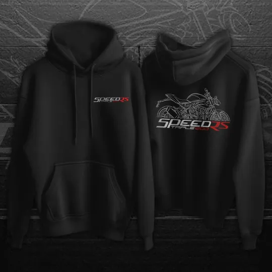 Discover Triumph Speed Triple 1200 RS Motorcycle Hoodie Double Sided