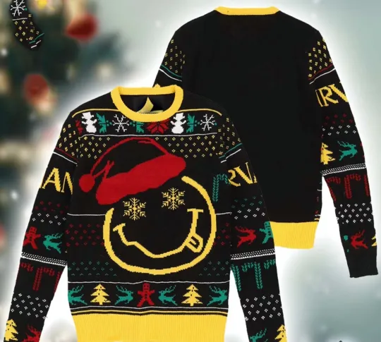 Discover Nirvana Band 3D  Ugly Christmas Sweater Men And women DO2545