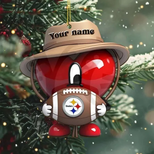 Discover Personalized Pittsburgh Football Team Steelerss Christmas Ornament Gift Decor