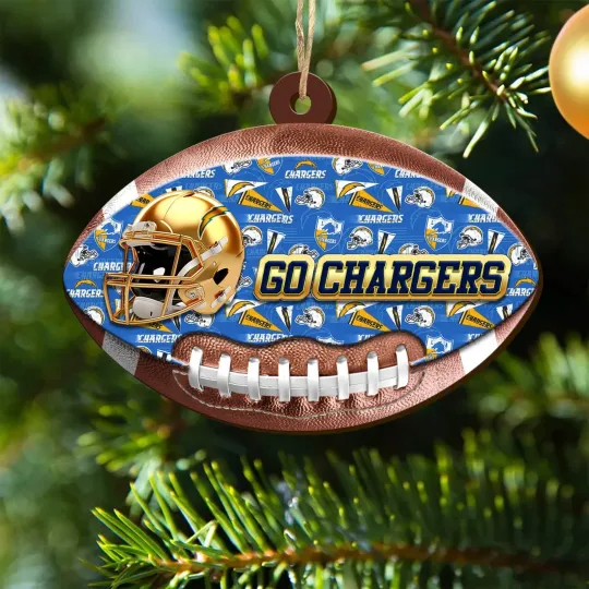 Discover Personalized Los Angeles Football Team Chargerss Christmas Ornament Gift Decor