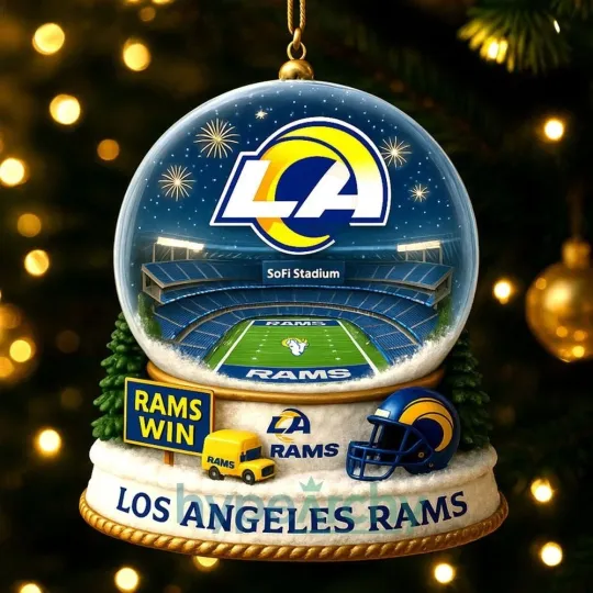Discover Personalized Los Angeles Football Team Ramss Christmas Ornament Gift Decor