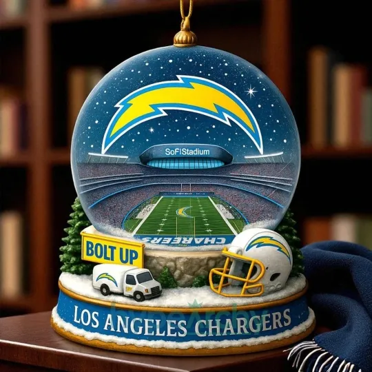 Personalized Los Angeles Football Team Chargerss Christmas Ornament Gift Decor