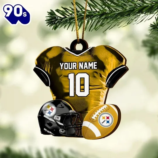 Discover Personalized Pittsburgh Football Team Steelerss Christmas Ornament Gift Decor