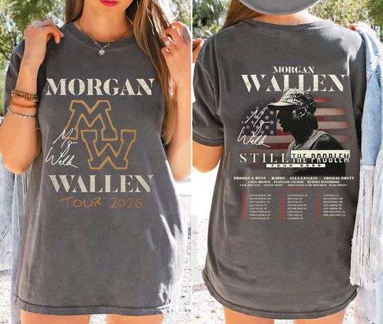 Vintage Wallen Western Still The Problem Tour 2026 2 Sided Shirt, Country Music Shirt Fan Gift
