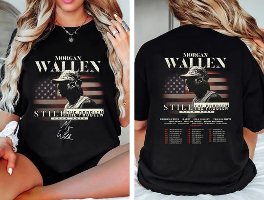 Retro Wallen Western Still The Problem Tour 2026 2 Sided Shirt, Country Music  Fan Gift